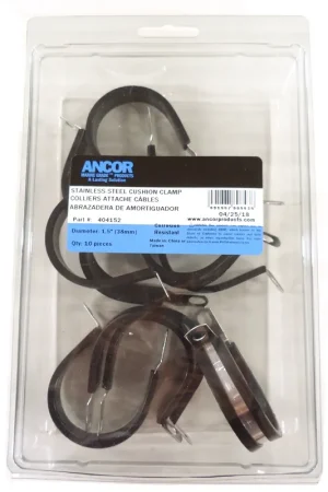 Price Cut 1-1/2 inch Cushion Clamps, 10 Pack
