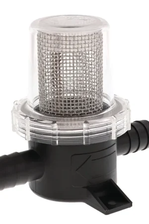 Brand New In-Line Pumpgard Strainer with 5/8 Inch Barbed Ports