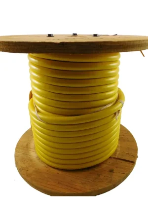 1/0 AWG Yellow Marine Battery Cable 100 Foot Roll Authentic