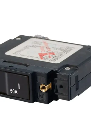 C Series Flat Rocker Circuit Breaker, Single Pole, 50 amp Luxury