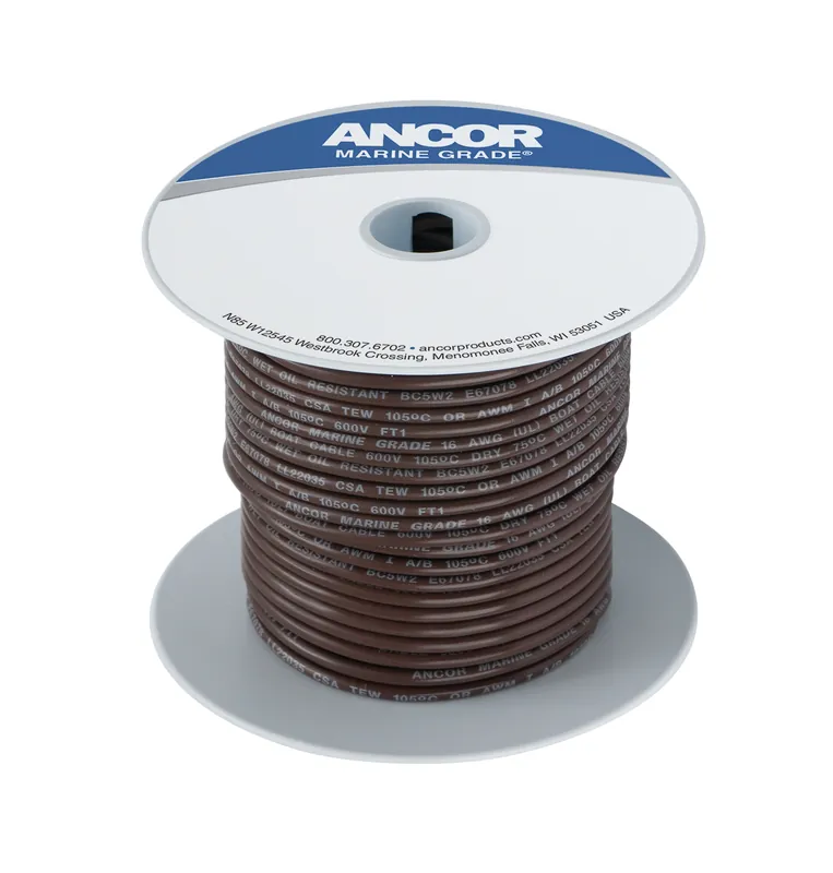 #16 Brown Wire, 100 foot Popular