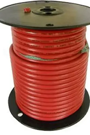 Discount 6 AWG Red Battery Cable, 500 Foot Roll
