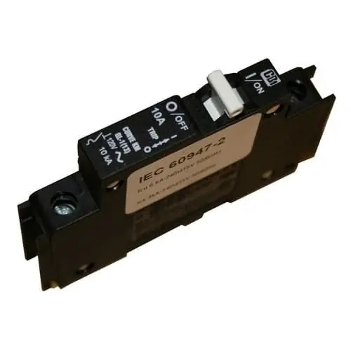 10A 120VAC DIN RAIL MOUNT BREAKER Limited Offer
