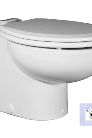 Marine Elegance Toilet, 12V - SeaFresh w/STCBL Control Instant Buy
