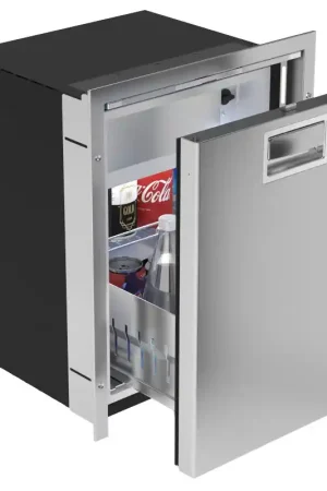 1.8 cubic foot Stainless Steel Drawer Refrigerator with Freezer, AC/DC Best Choice