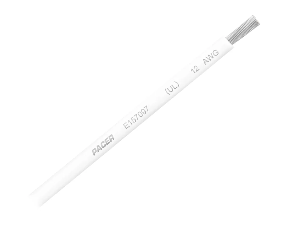 High Quality 12 AWG White - 25 foot