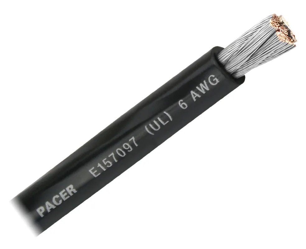 6 AWG Black - 50 foot Fast Shipping