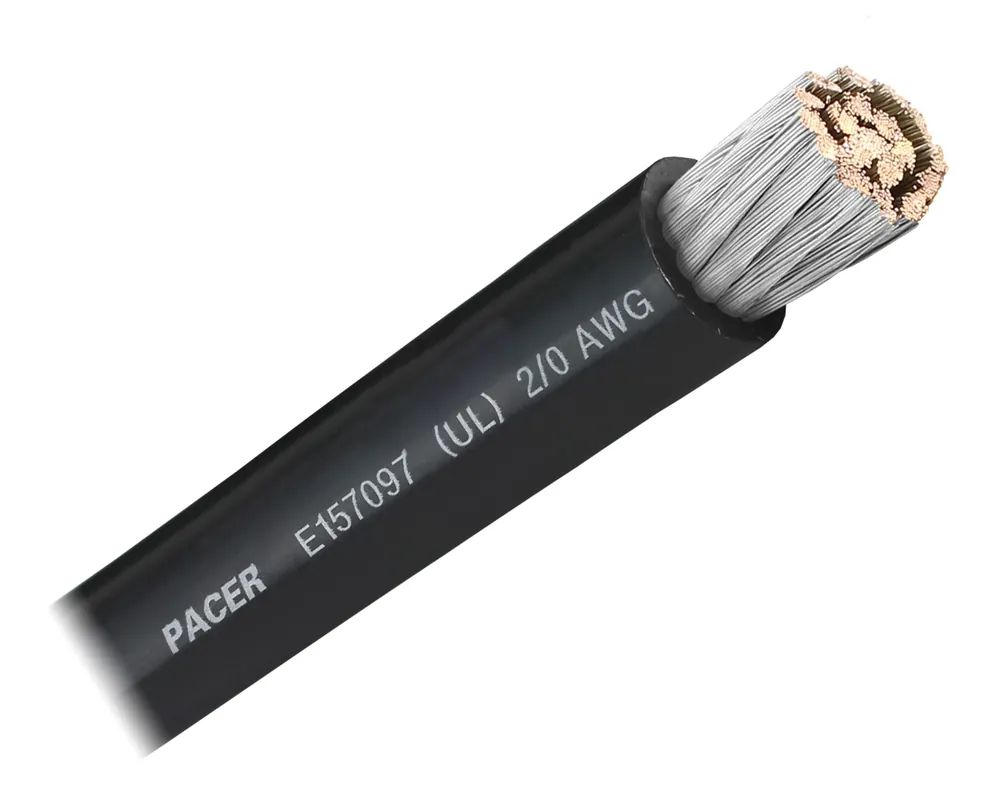 2/0 AWG Black - 25 foot Popular