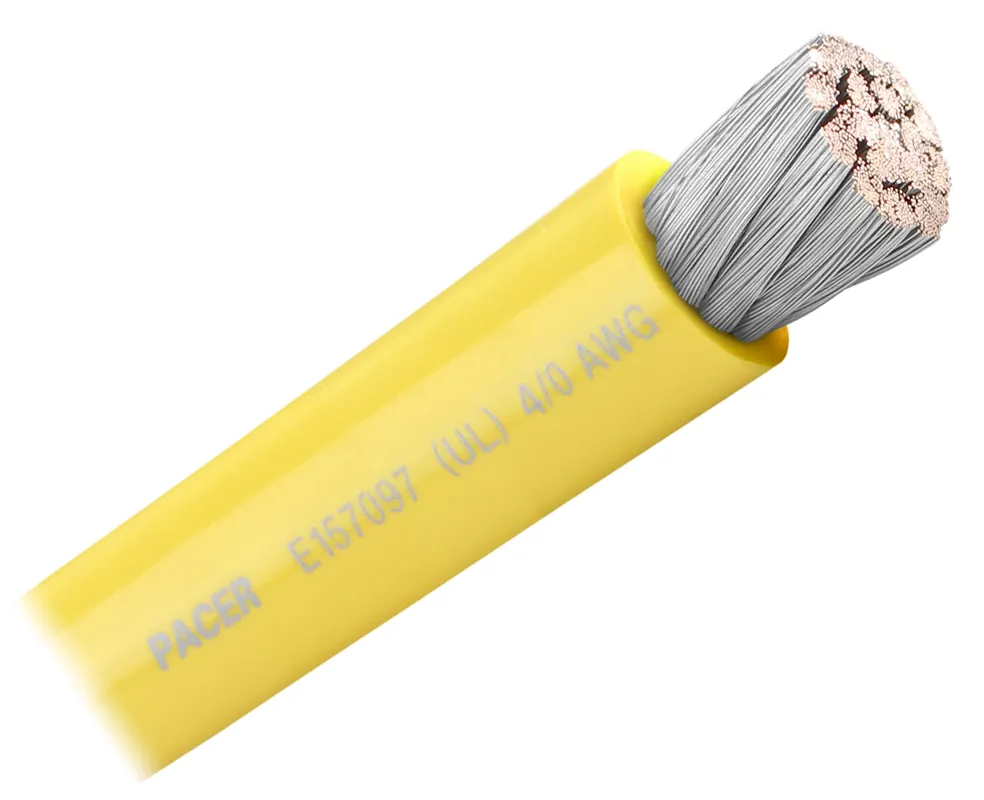 4/0 AWG Yellow - 100 foot New Release