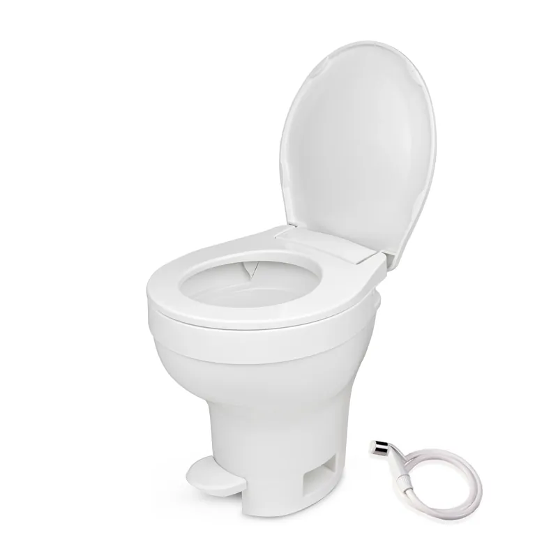 Direct From Factory Aqua Magic White Marine Toilet with Soft Close Seat High Profile
