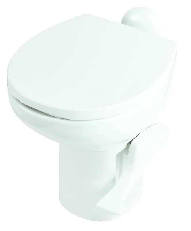Shop Now Aqua Magic White Marine Toilet with Soft Close Seat High Profile