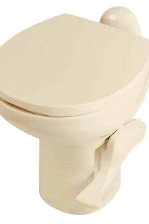 Luxury Aqua Magic Bone Marine Toilet with Soft Close Seat High Profile