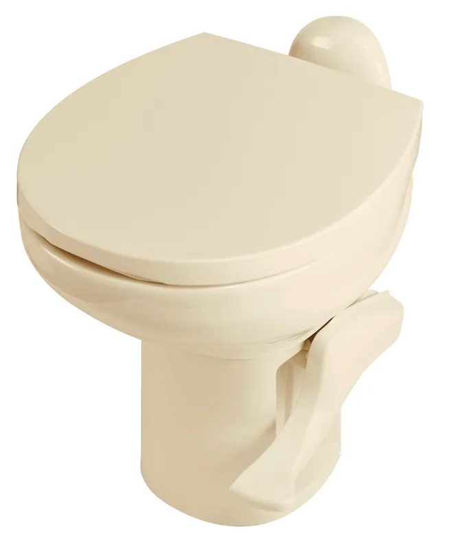 Luxury Aqua Magic Bone Marine Toilet with Soft Close Seat High Profile