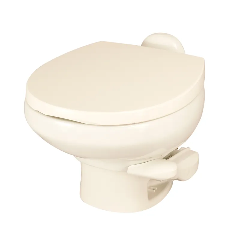 Aqua Magic Bone Marine Toilet with Soft Close Seat Low Profile Clearance