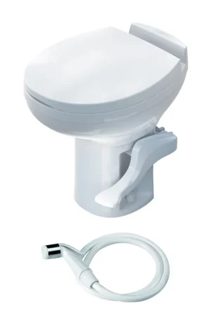 Aqua Magic White Marine Toilet with Soft Close Seat High Profile Time-Limited