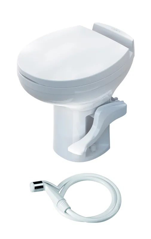 Aqua Magic White Marine Toilet with Soft Close Seat High Profile Time-Limited