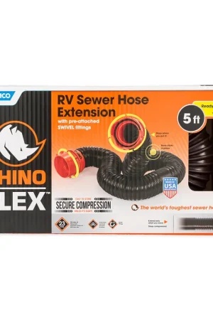 5 foot RhinoFLEX Sewer Hose Extension Kit Buy Direct