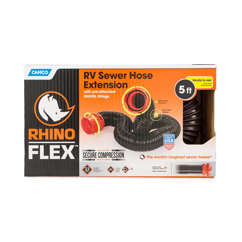 5 foot RhinoFLEX Sewer Hose Extension Kit Buy Direct