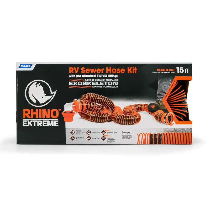 Low Price 15 foot RhinoEXTREME Sewer Hose Kit