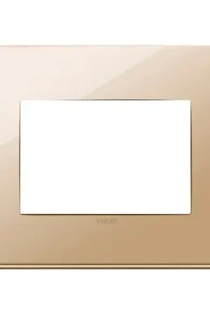 Eikon 22653 Gold Colored 3-Module Cover Plate Affordable