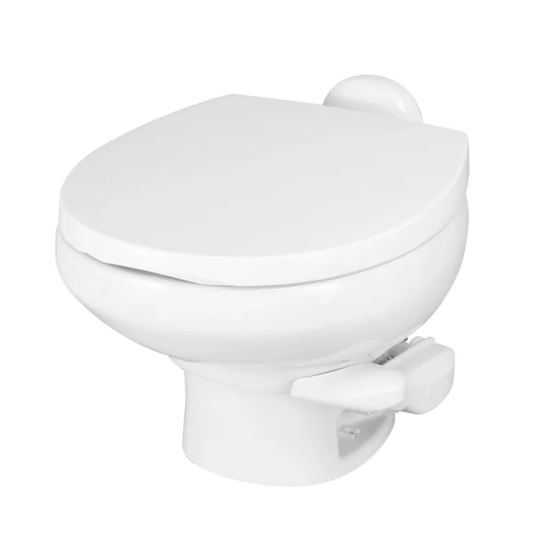One Day Deal Aqua Magic White Marine Toilet with Soft Close Seat Low Profile