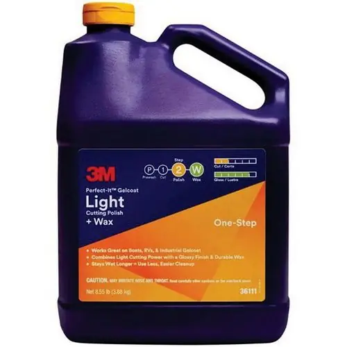 Limited Time Gelcoat Light Cutting Polish & Wax, 1 gallon