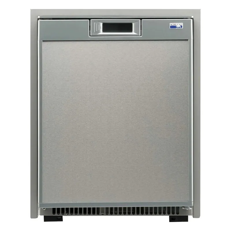 1.7 cubic foot Stainless Steel Refrigerator with Freezer, DC Only Grab Now