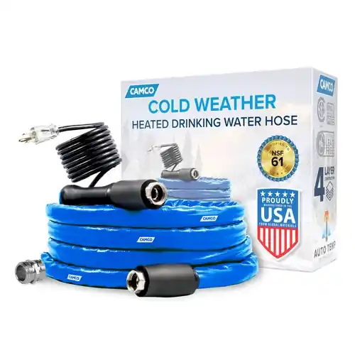 Buy Online 12 foot Heated Drinking Water Hose, 5/8 inch