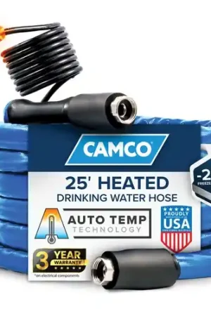 25 foot Heated Drinking Water Hose, 5/8 inch Time-Limited