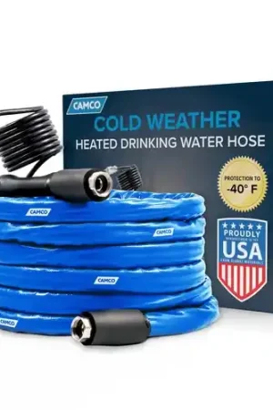 25 foot Blue Heated Drinking Water Hose, 5/8 inch Limited Offer