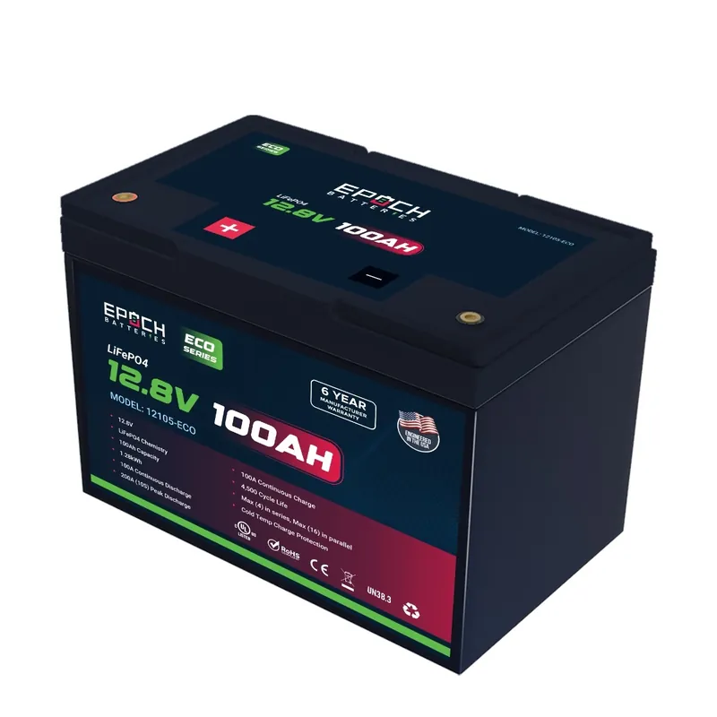 12V 100Ah Eco Series LiFePO4 Battery Big Sale