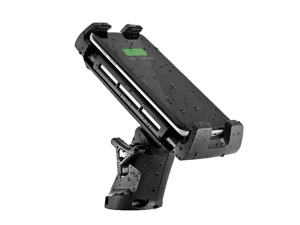 Fan Favorite 15 watt Waterproof Wireless Adjustable Phone Charging Mount, 12/24 volt