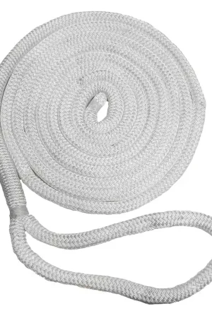 New England Ropes 5/8" Double Braid Dock Line - White - 25 [C5050-20-00025] Today Only