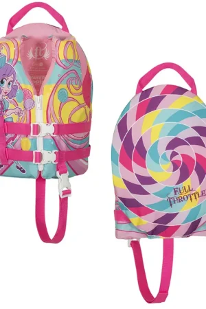 Full Throttle Water Buddies Life Vest - Child 30-50lbs - Princess [104300-105-001-17] Express Delivery