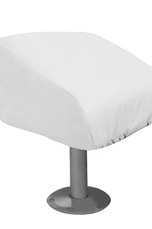 Taylor Made Folding Pedestal Boat Seat Cover - Vinyl White [40220] Shop Now