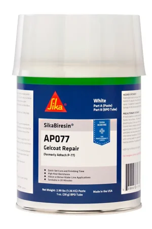 Limited Offer Sika SikaBiresin AP077 + BPO Cream Hardener - White - Quart [611547]