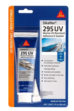 Best Choice Sika Sikaflex 295 UV - Black - 10oz Tube w/Nozzle [778]
