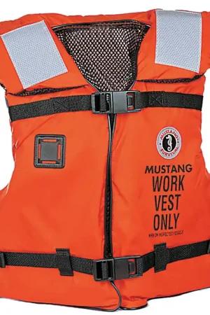 Brand New Mustang Type III/V Work Vest - Orange - Adult Universal [MV3192-2-0-16]