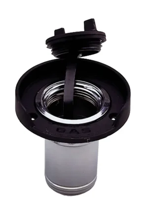Price Cut Perko Gas Fill f/1-1/2" Hose - Chrome Plated Zinc, Black Flange [1313DP0CHR]