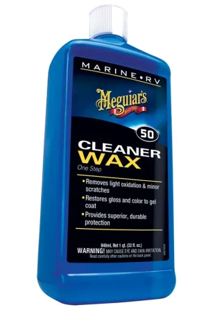 Meguiar's #50 Boat/RV Cleaner Wax - Liquid 32oz [M5032] Trusted Brand