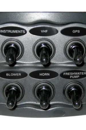 BEP Waterproof Panel - 6 Switches - Grey [900-6WP] Time-Limited
