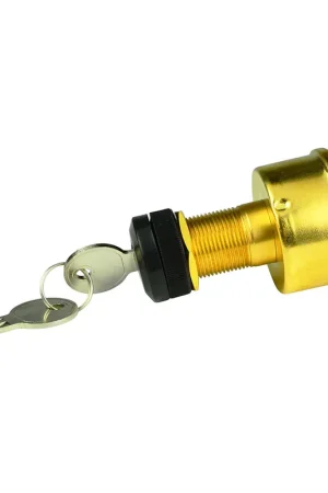 Authentic BEP 4-Position Brass Ignition Switch - Accessory/OFF/Ignition Accessory/Start [1001609]