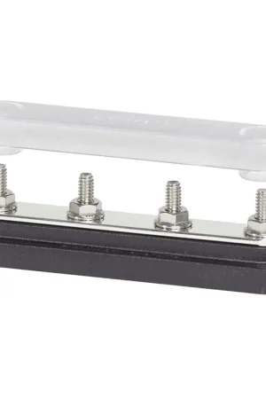 Final Sale Blue Sea 2307 Common 150A BusBar - (4) 1/4"-20 Studs w/Cover [2307]