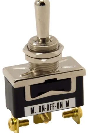 Premium Standard Duty Toggle Switch Momentary On/Off/Momentary On Single Pole