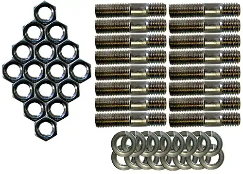 Fan Favorite 3/8" Stainless Steel Exhaust Log Manifold Stud Kit