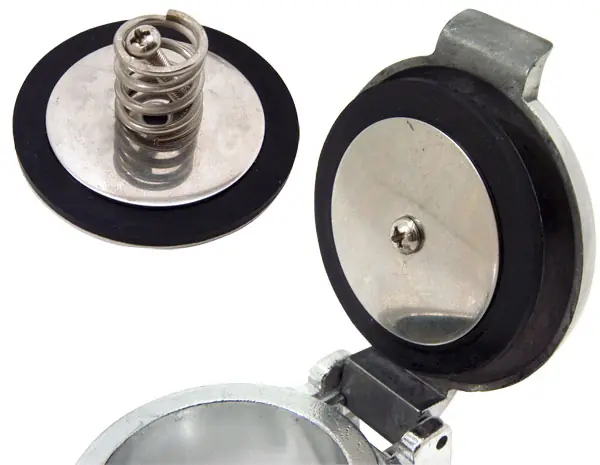 2" Polished Aluminum Flip-Top Fuel Fill Repair Kit Today Only
