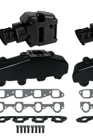 Big Block Ford 460 Cast Iron 4" Exhaust Kit - Mercruiser Style, Uses Adapters Low Price