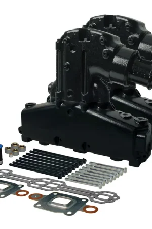 Mercruiser Replacement 305/350 5.0/5.7L Small Block Chevy Dry Joint Manifold / 14 Degree Riser Kit Best Seller