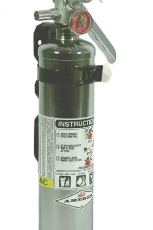 2.5 LB Standard Chrome Dry Chemical Fire Extinguisher One Day Deal