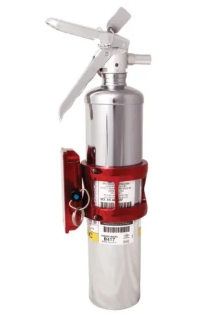 2.5 LB Standard Chrome Dry Chemical Fire Extinguisher Kit Best Choice